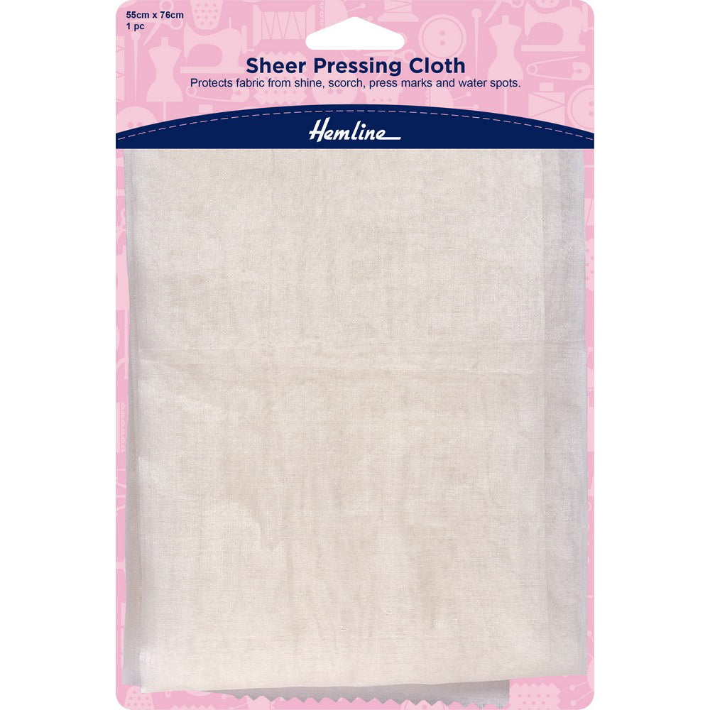 Pressing cloth - glært/55x76 cm - 100% silk organza (6620956917862)